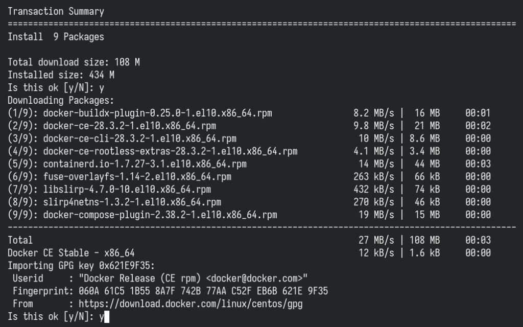导入 repo 的 GPG 密钥。